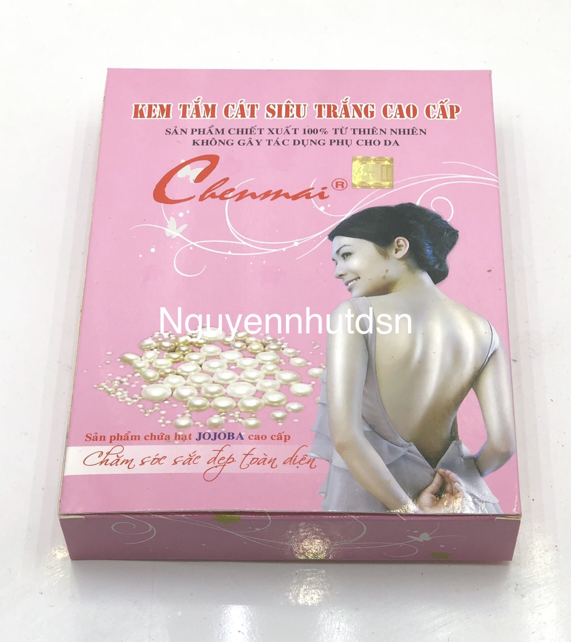 Tắm Trắng Chenmai Ngọc Trai Cao Cấp  Hộp Hồng 250g