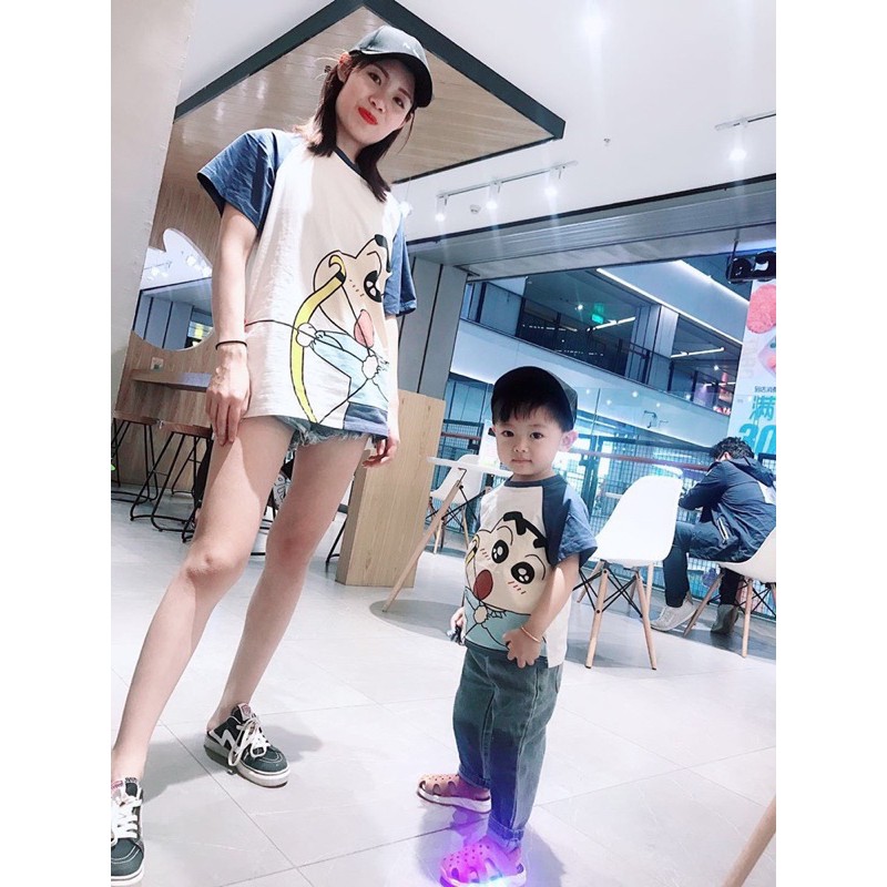 AN528 -ÁO ĐÔI MẸ CON SHIN BẮN TÊN