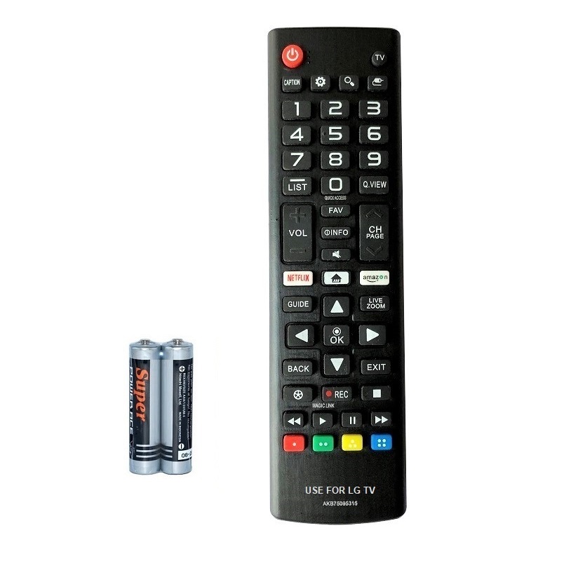 Remote điều khiển tivi lg akb75095307 akb75375604 akb75375608 akb75095308 akb75095315 internet smart tv netflix amazon