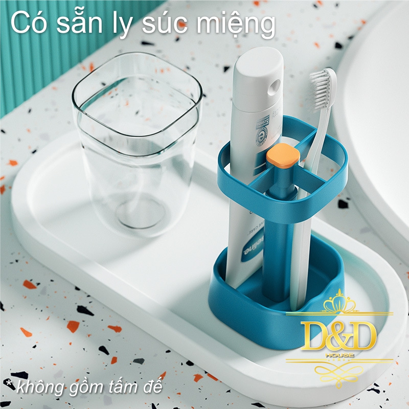 Giá để bàn chải, kem đánh răng thu gọn
