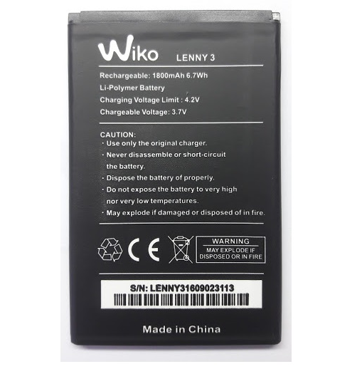Pin Wiko Lenny 3