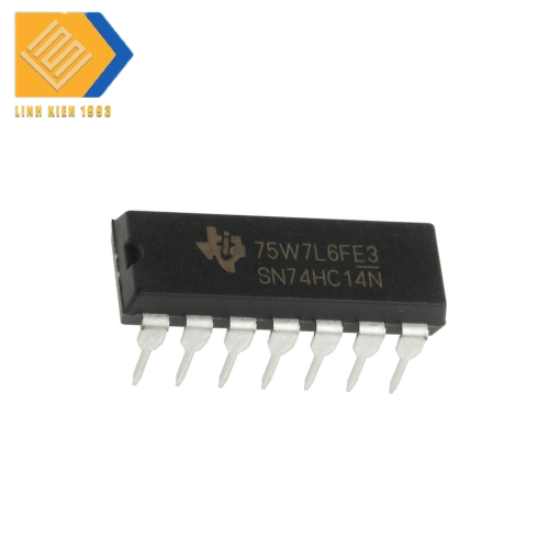 IC lo gic 74HC14N chân cắm DIP14 Hex Schmitt Trigger Inverter