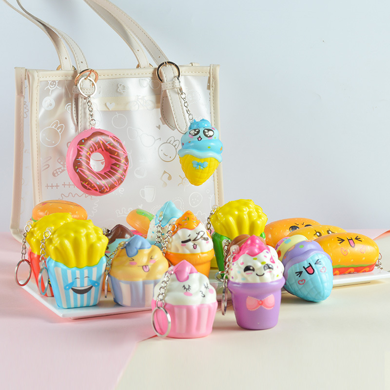 Squishy, squishy mini có móc khóa, squishy cute