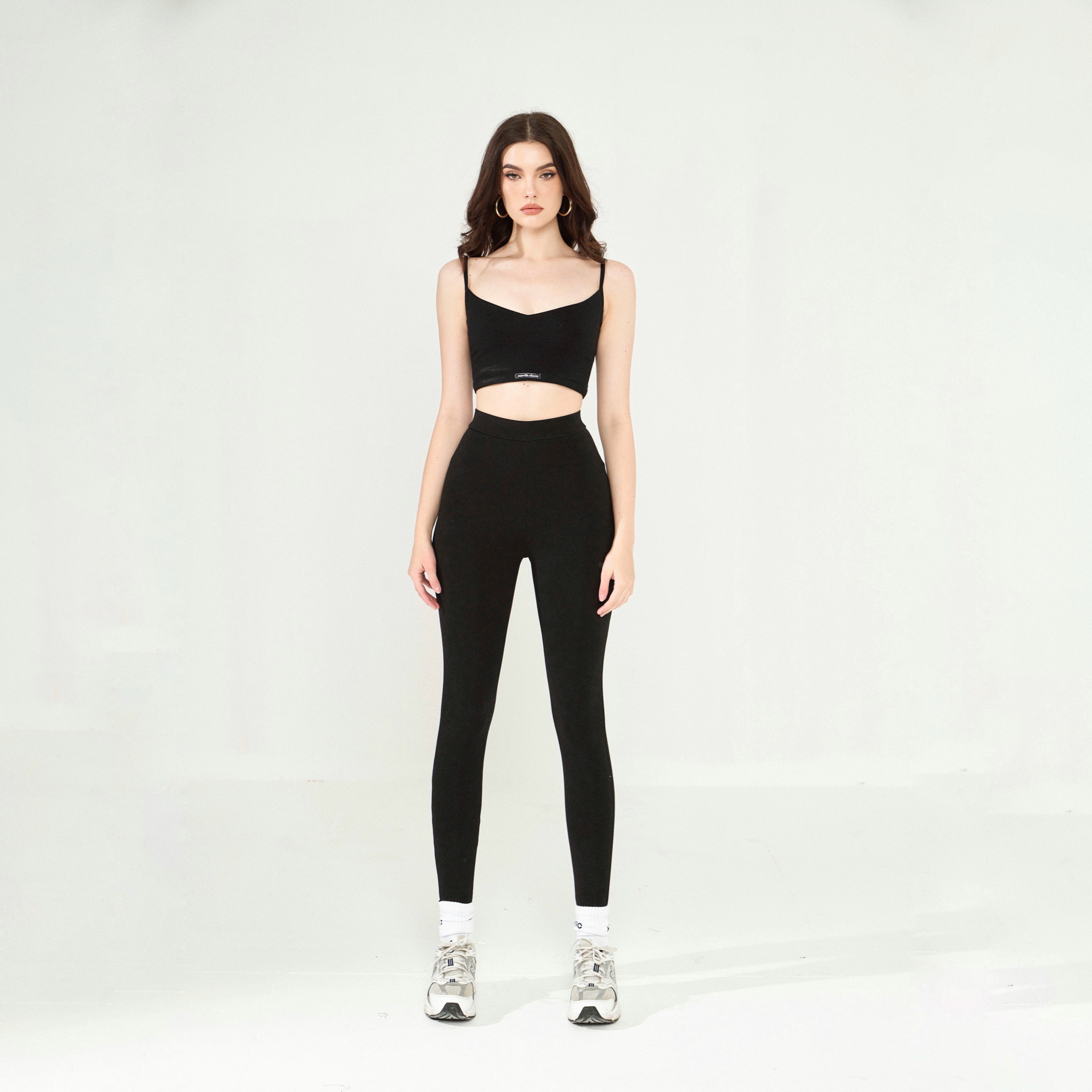 Quần Mia Ritta Basic Legging Q400 - Quần legging thun cạp cao co dãn
