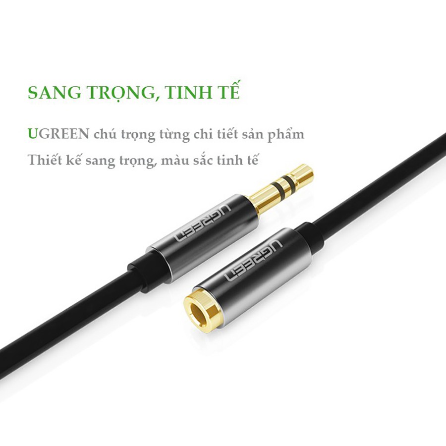 Ugreen 10593 - Cáp Audio 3.5mm nối dài 1,5m  - HapuStore