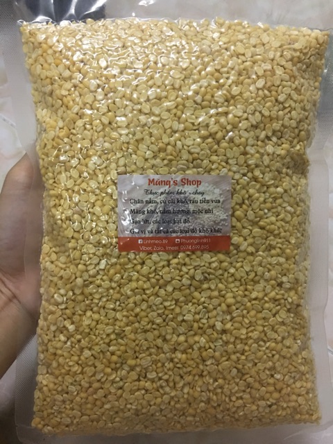 500gr đỗ xanh quê tách vỏ
