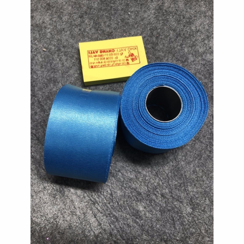 Duy băng lụa 5cm dài 22m làm nơ, làm hoa duy băng