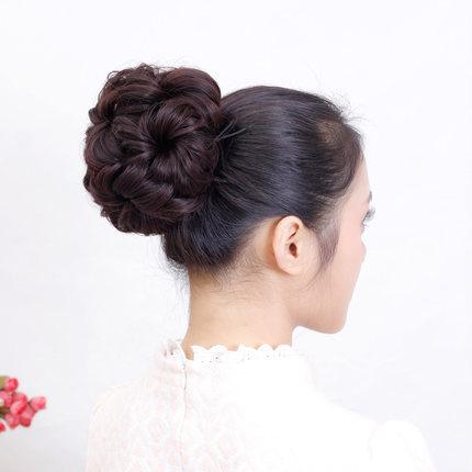 Tóc giả búi tròn co dãn B11 😍FREESHIP😍 búi tóc giả kẹp ôm co dãn, búi tóc thời trang, tóc giả nữ thời trang