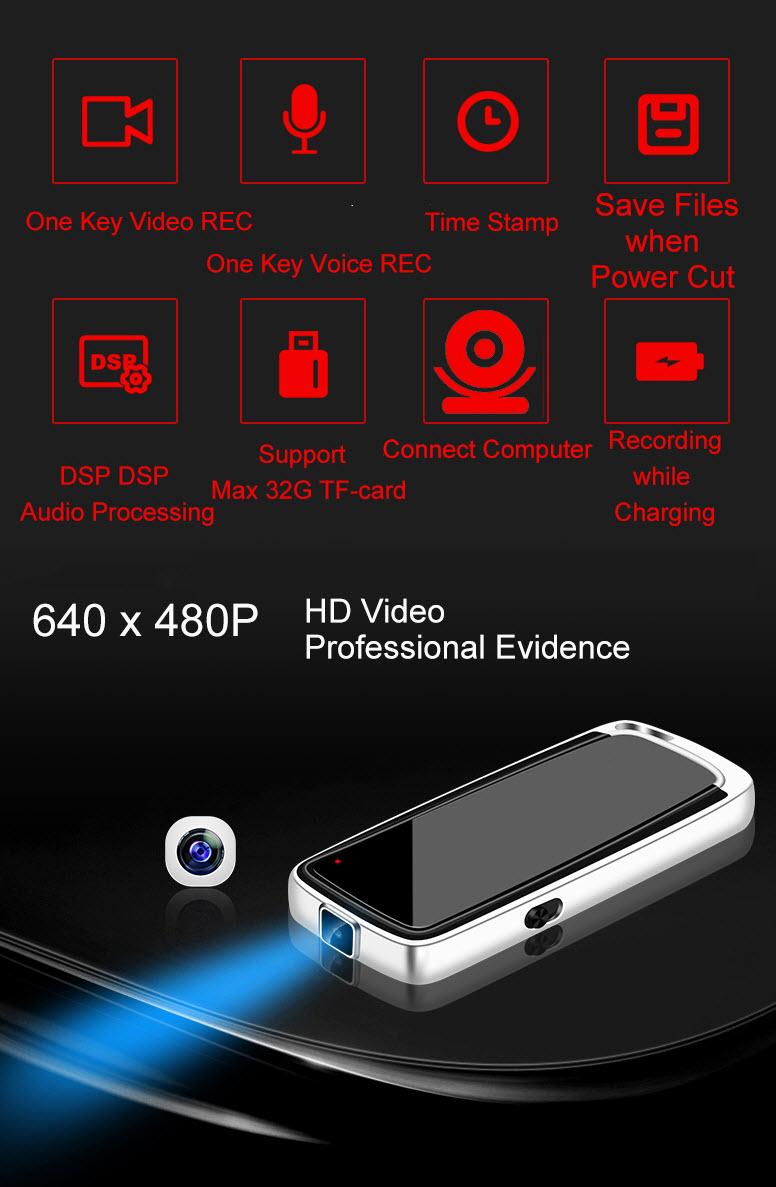 (Quà tặng trị giá 159k) - Camera Mini Đa Năng Hỗ Trợ Ghi Âm DVR Record Kiêm Móc Khóa Cao Cấp - Máy Quay Phim Mini Camera Di Động 480P Micro Camera Móc Khóa Bút Kỹ Thuật Số Máy Ghi Âm Mini DV DVR Cam