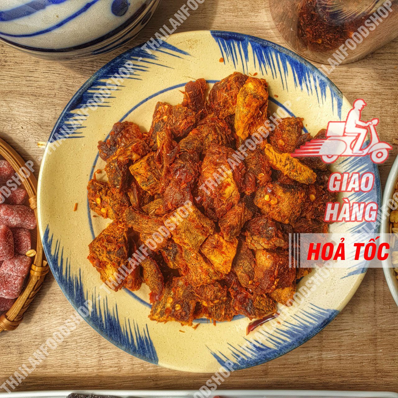 Khô Bò Viên Tứ Xuyên - Lon 290gram