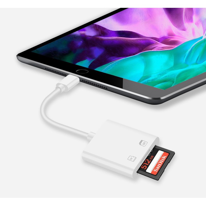 [HCM]Đầu đọc thẻ nhớ iPhone iPad ( SD / Micro SD )