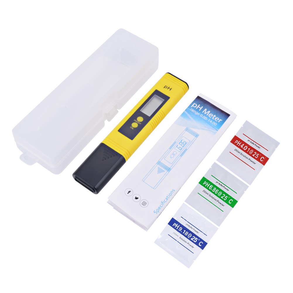 RCYAGO 2PC Máy đo pH nước đất bút đo độ ph nước máy đo ph đất đo ph nước hồ cá máy đo ph đo ph đất máy đo độ phì nhiêu của đất