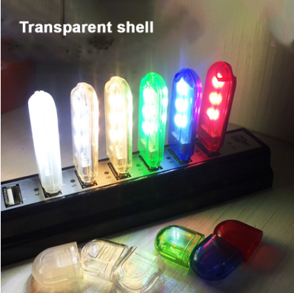 USB led light for room night light table lamp study portable desk lamp with touch switch