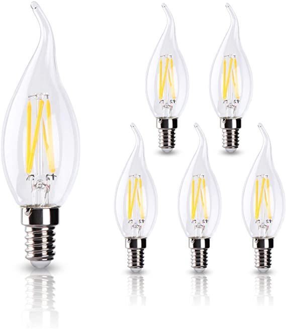 Bóng đèn led Dây Tóc Edison C35T 6W E14