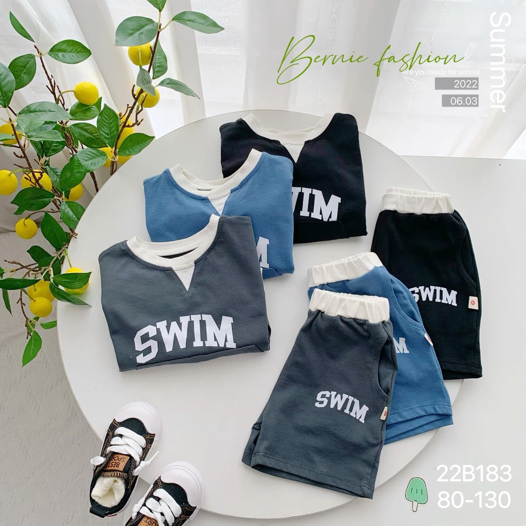 Bộ tay dơi Swim Bernie cho bé trai