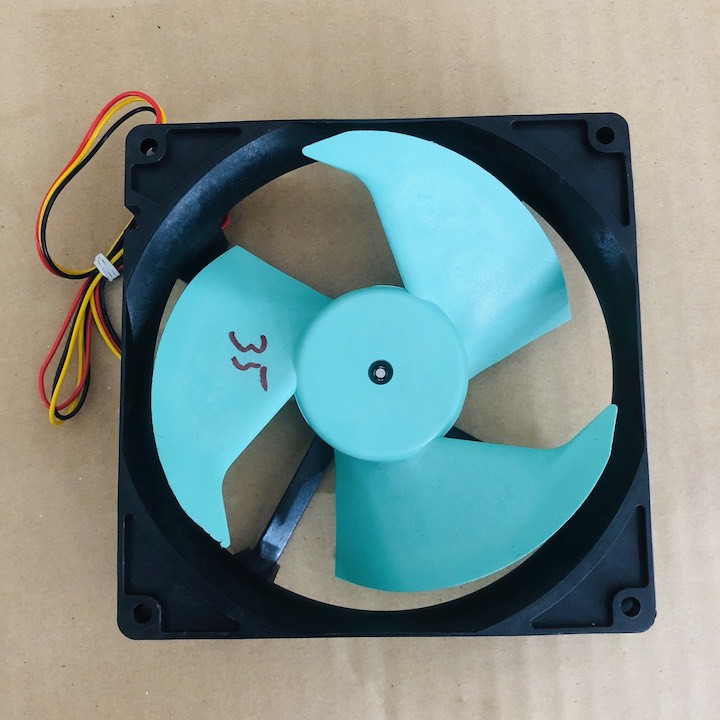 Quạt Gió tủ lạnh Sharp DC15V NMB-MAT KT12.5x12.5 - 3 cánh 4 dây