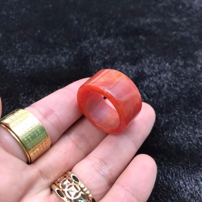 [HCM]NHẪN CÀN LONG CẨM THẠCH HUYẾT THIÊN NHIÊN