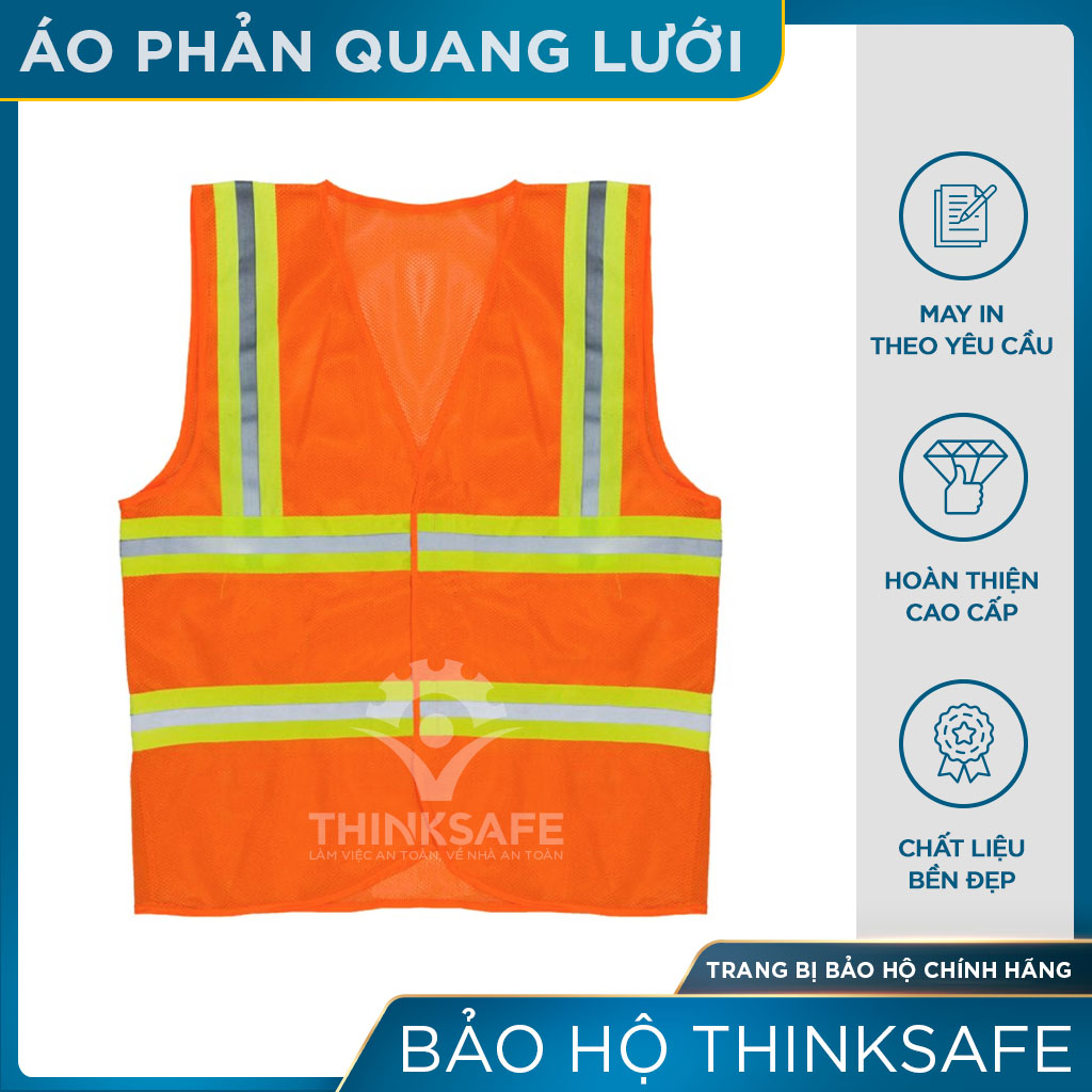 Outdoor thin light weight industrial breathable mesh reflective fabric garment custom printing-johnsafe