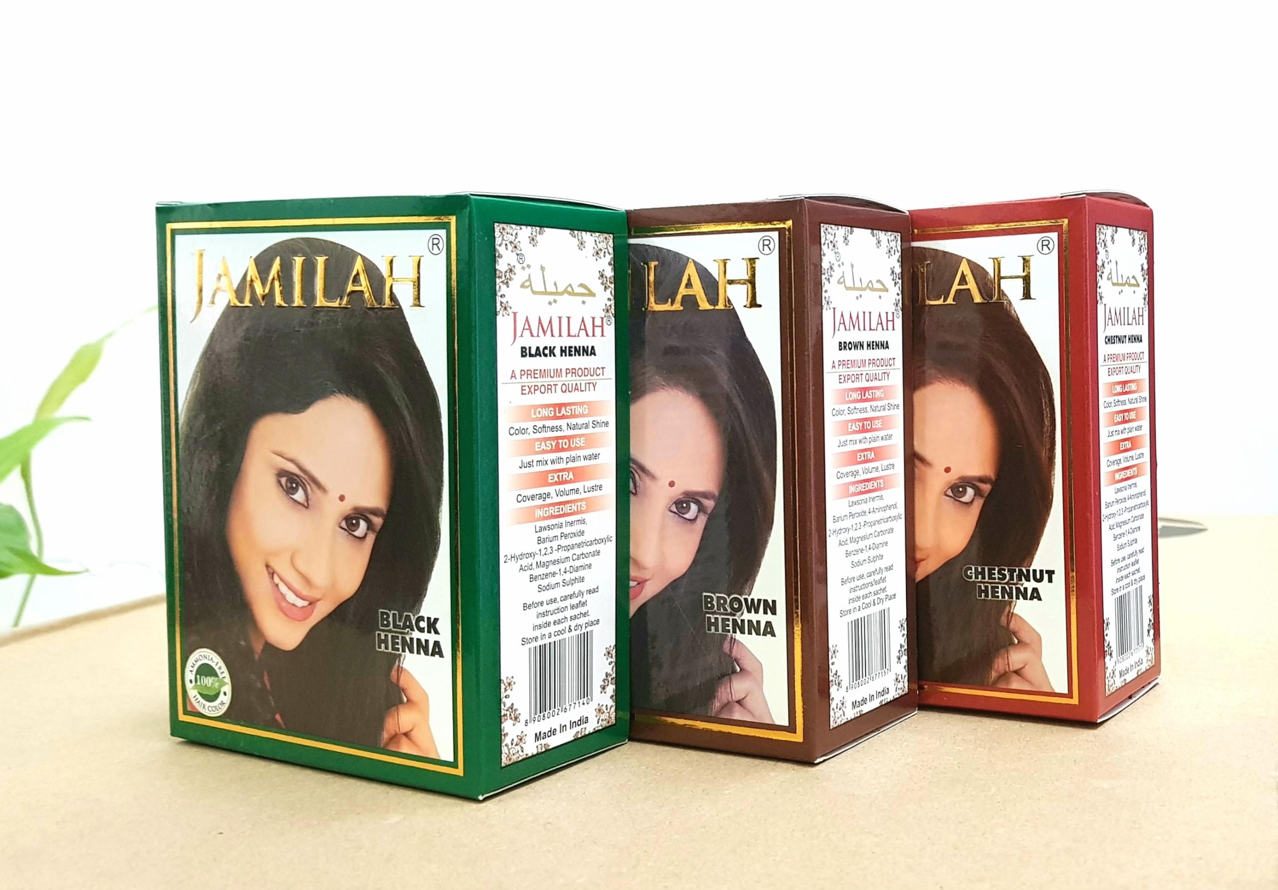 Thảo Dược Nhuộm Tóc màu Đen; Nâu; Hạt Dẻ  (Black Henna; Brown Henna; Chestnut Henna)
