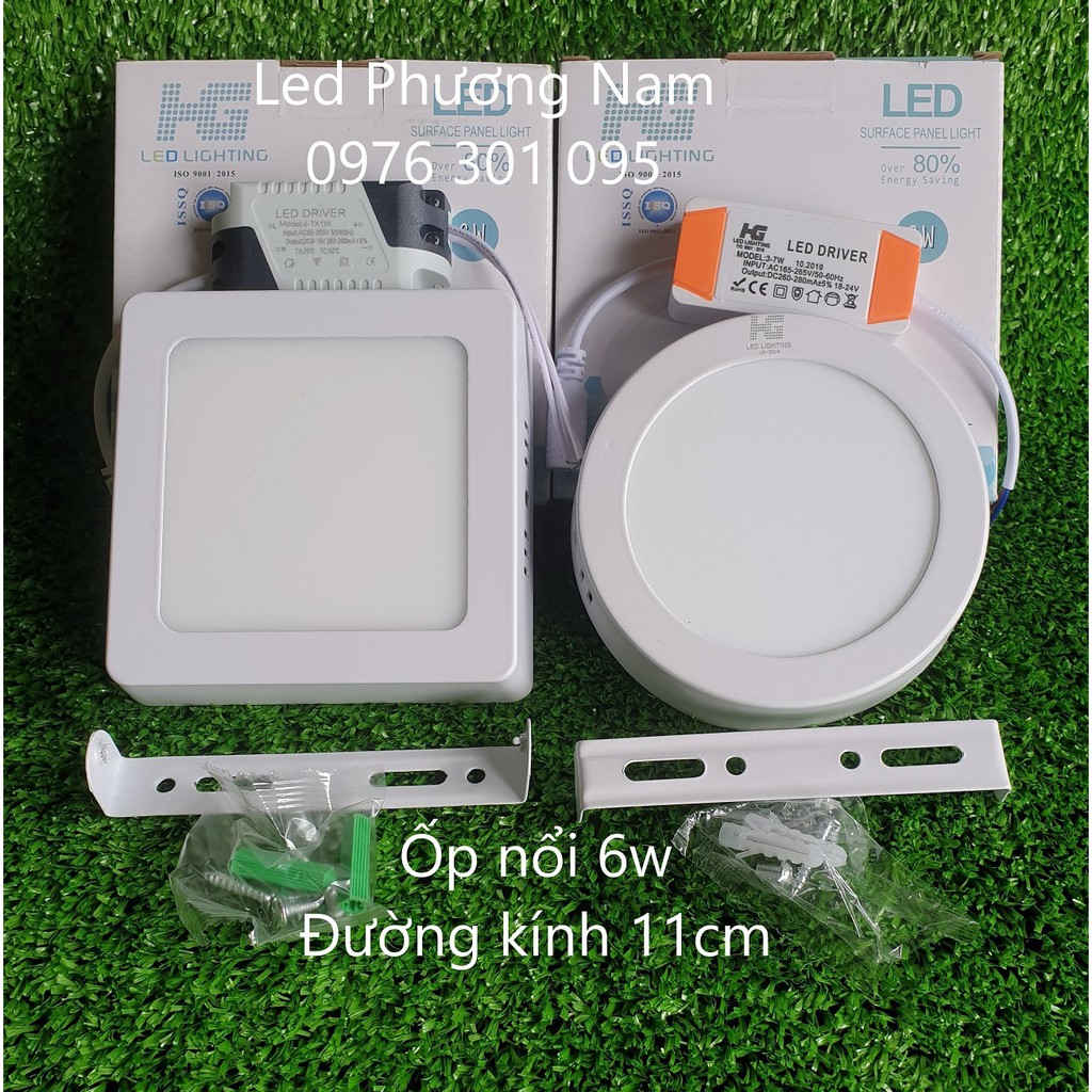 Đèn Led Ốp Trần 6W Siêu Sáng [ Ốp Nổi ] - Đèn Led Thiên Vân