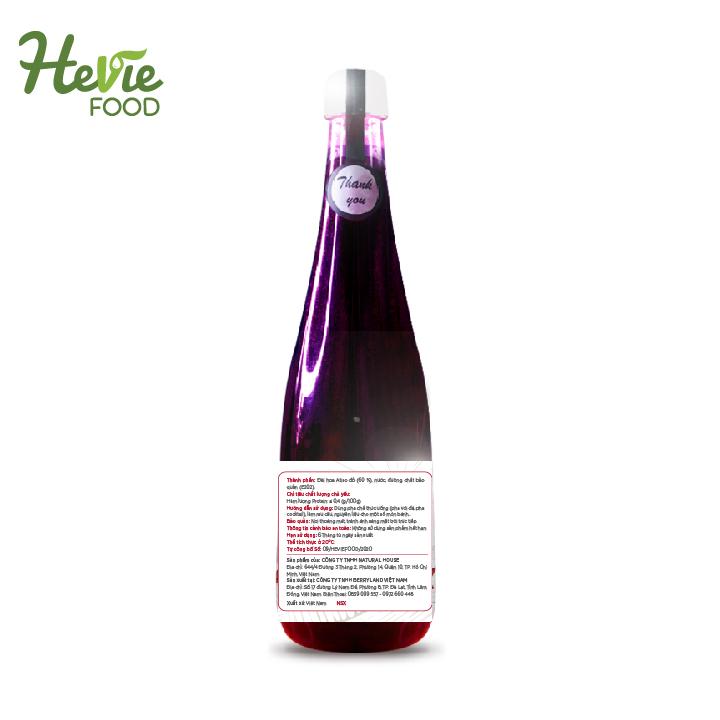 (FREESHIP MAX) Nước cốt Atiso đỏ 500ml HeVieFood - YOOSOO