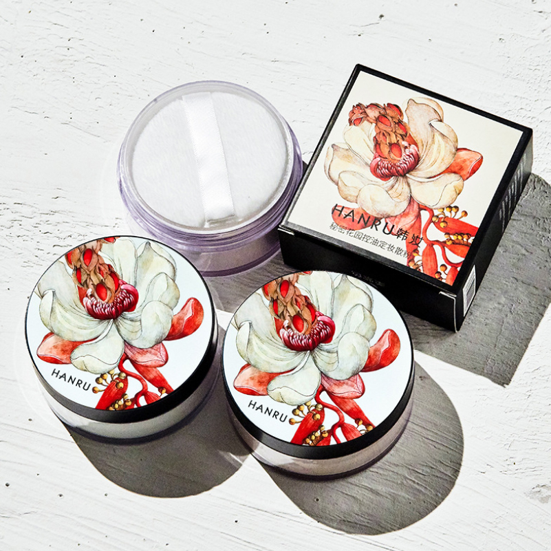 Phấn phủ khoáng Hanru Makeup Loose Powder Lasting 12g