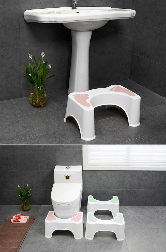 Ghế kê chân đi vệ sinh - Ghế kê chân toilet chống táo bón Chefman