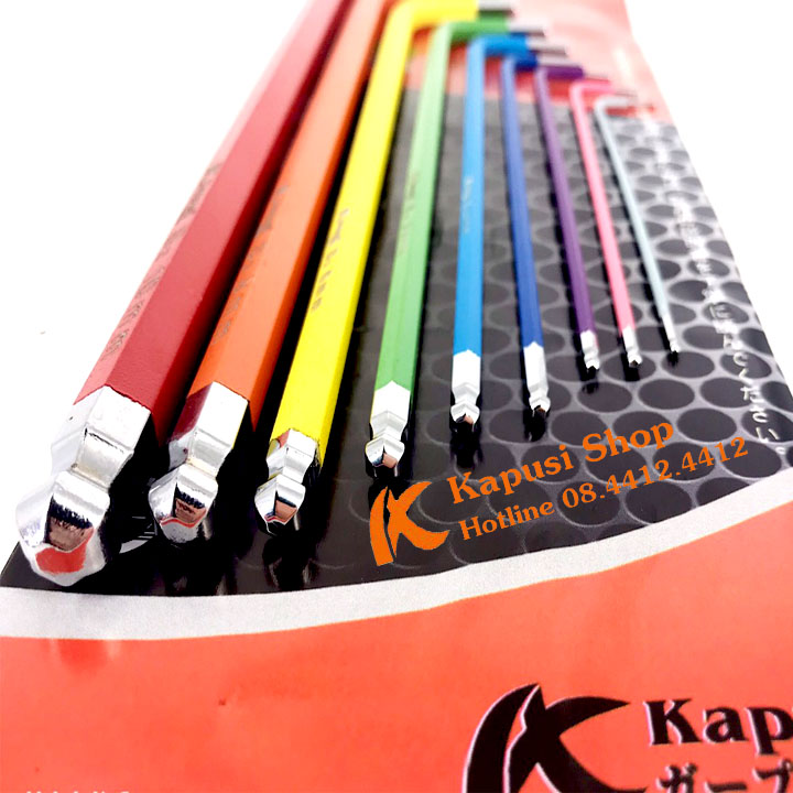 Bộ lục giác bi 7 màu kapusi