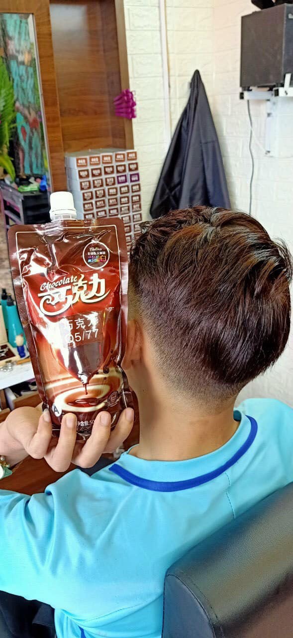 Thuốc nhuộm phủ bạc màu chocolate , túi 500mlx2 , hàng chính hãng công ty