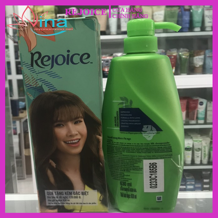 Dầu gội Rejoice siêu mềm mượt 650ml