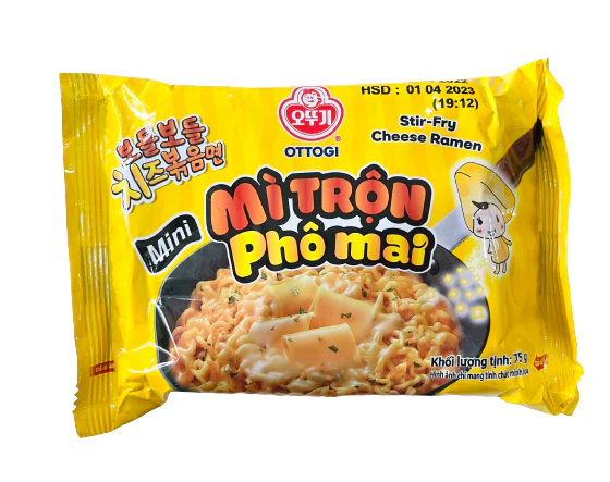 Mì trộn phô mai hàn quốc ottogi ngon tuyệt