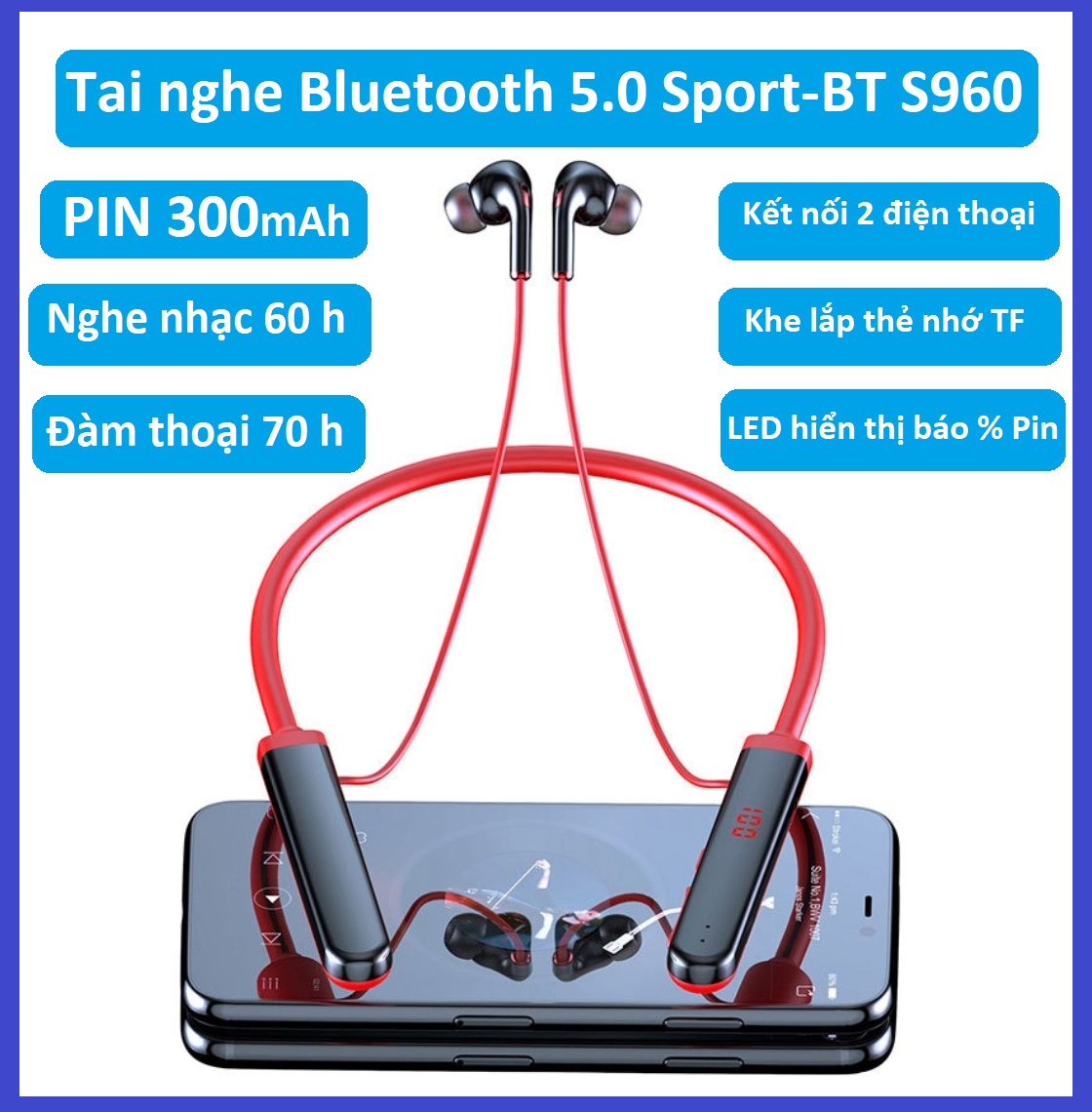 >> BÁO GIÁ TAI NGHE BLUTOOTH GYM 530. PIN 1000 MAH. NGHE NHẠC 100H,HỖ TRỢ KẾT NỐI THẺ NHỚ NGOÀI. ÂM THAN 9D NGHE NHẠC ĐỈN | Shopee Lazada Sendo Tiki mới nhất 44 Tai nghe Bluetooth,Tai nghe không dây chất lượng âm thanh 9D Hifi Stereo,Pin trâu 600mAh nghe nhạc , đàm thoại liên tục từ 40 đến 70 giờ, LED báo Pin, Hỗ trợ khe cắm thẻ nhớ lên đến 32G, kết nối 2 điện thoại.