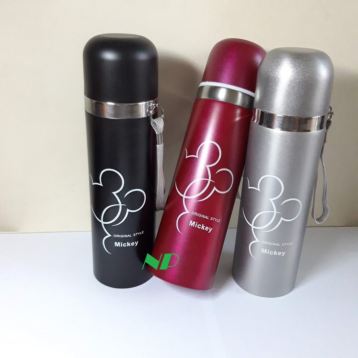 Bình nước giữ nhiệt 500ml Mickey