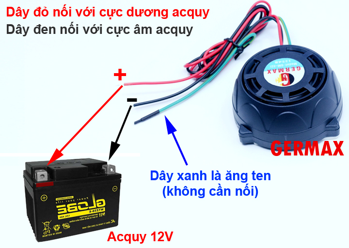 Báo Động Chống Trộm Xe Máy Germax GM-32iD