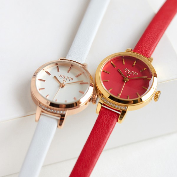 Julius Official | ĐỒNG HỒ NỮ JULIUS JA1002 DÂY DA