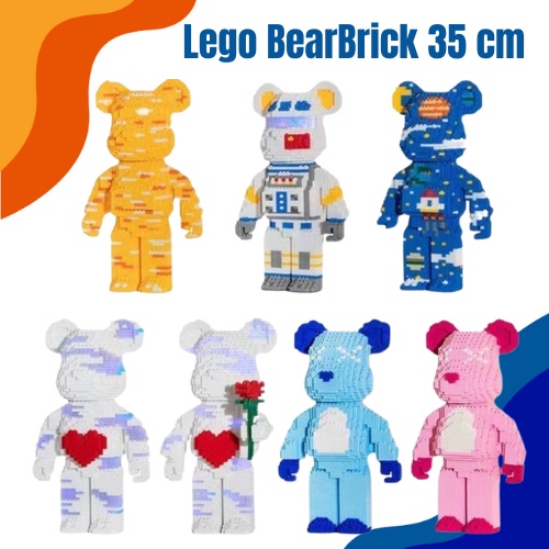 Đồ Chơi Lắp Ráp Mô Hình Bearbrick 35cm