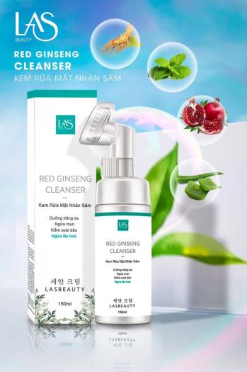 [CHÍNH HÃNG] Kem rửa mặt nhân sâm LAS BEAUTY 150ml