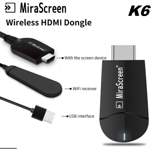Thiết bị HDMI không dây Mirascreen K6
