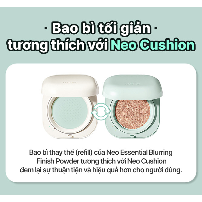 [New] Phấn phủ dạng bột mịn Laneige Neo Essential Blurring Finish Powder 7G