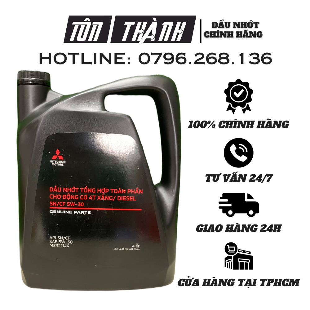 Dầu nhớt tổng hợp động cơ 4t - mitsubishi sn/cf_5w30