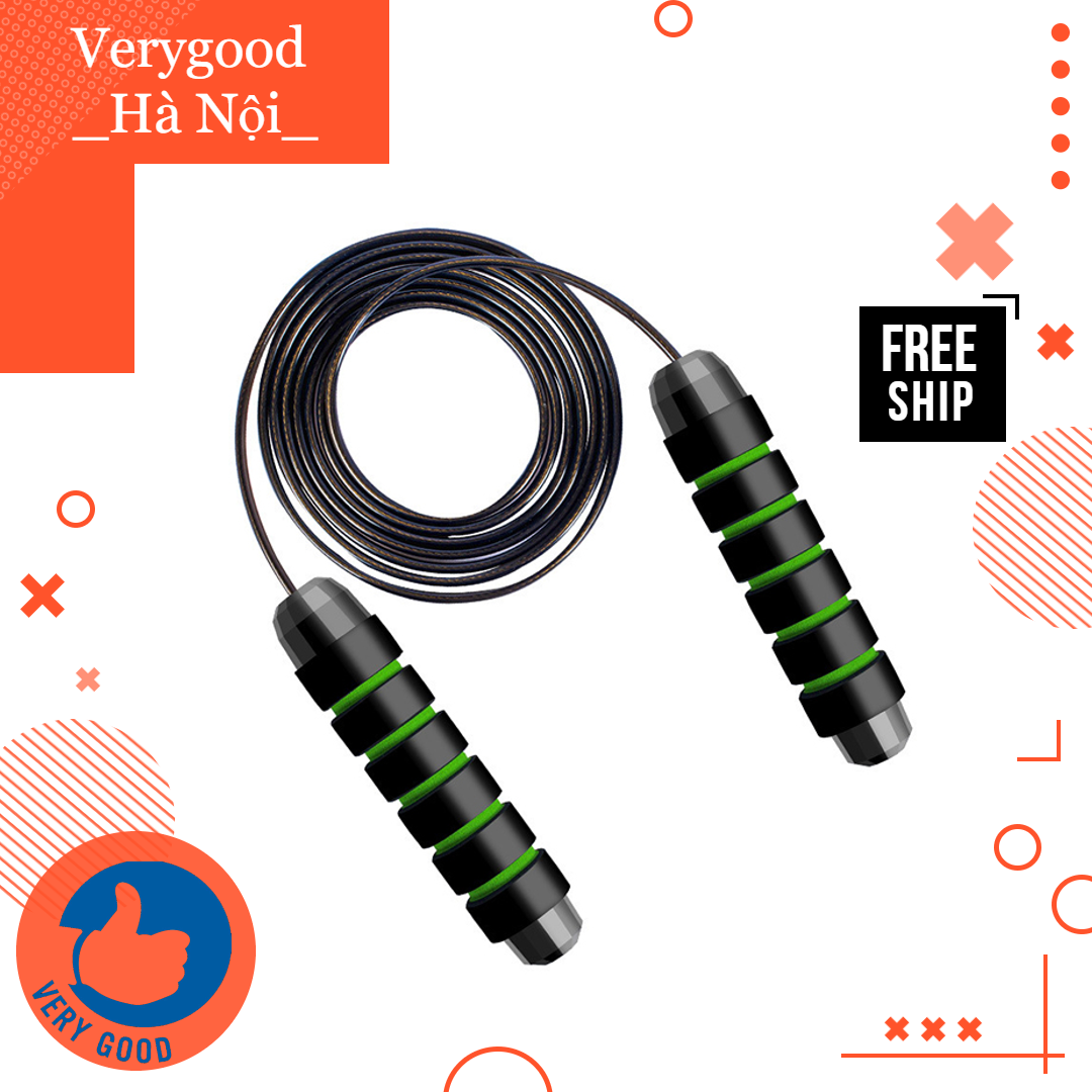 Dây nhảy tập thể dục thể thao tại nhà dây lõi thép cao cấp 2,7m dụng cụ tập gym giảm cân giảm mỡ cho cả người lớn và trẻ em