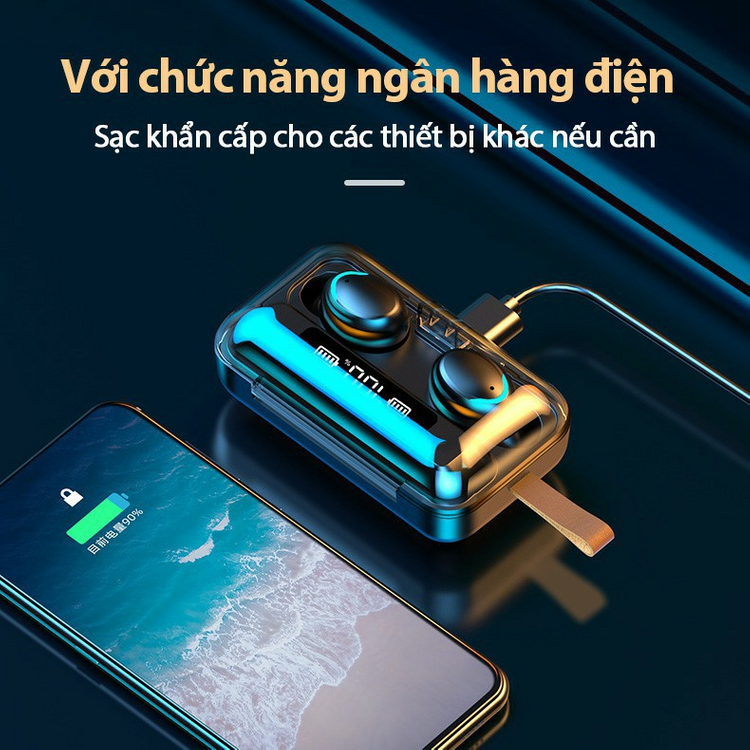 2c360- Tai nghe Bluetooth F9 Pro