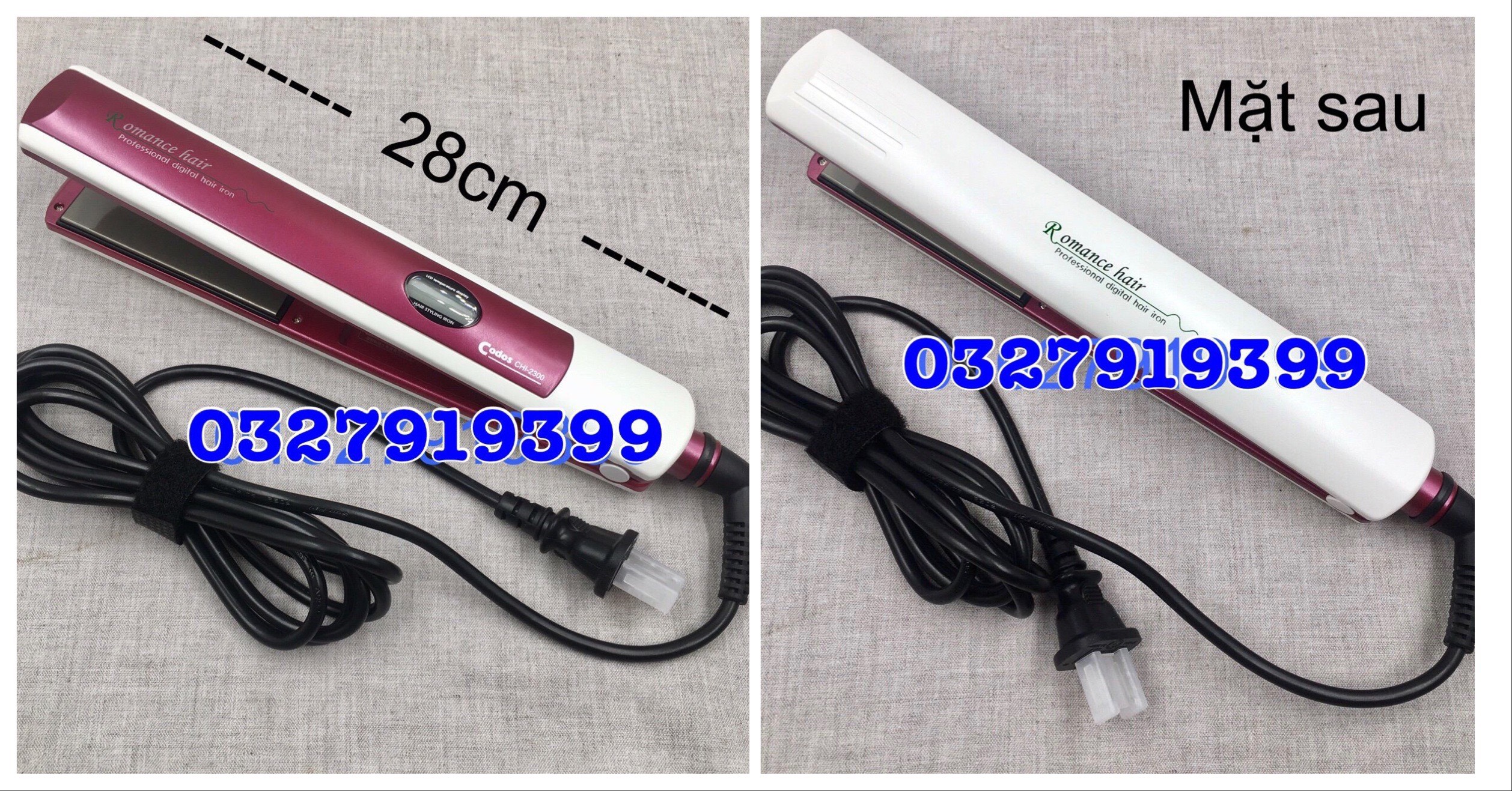 Codos-2300 High Quality Hair Straightener - Non-Stick Ceramic Design & Good Heat Transfer
