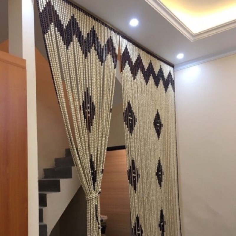 Rèm / Màn Hạt Gỗ Bồ Đề ĐÀI LOAN Cao Cấp : Ngang = 1m & 1m2 x Cao = 2m - Shop Giao Màu ngẫu Nhiên