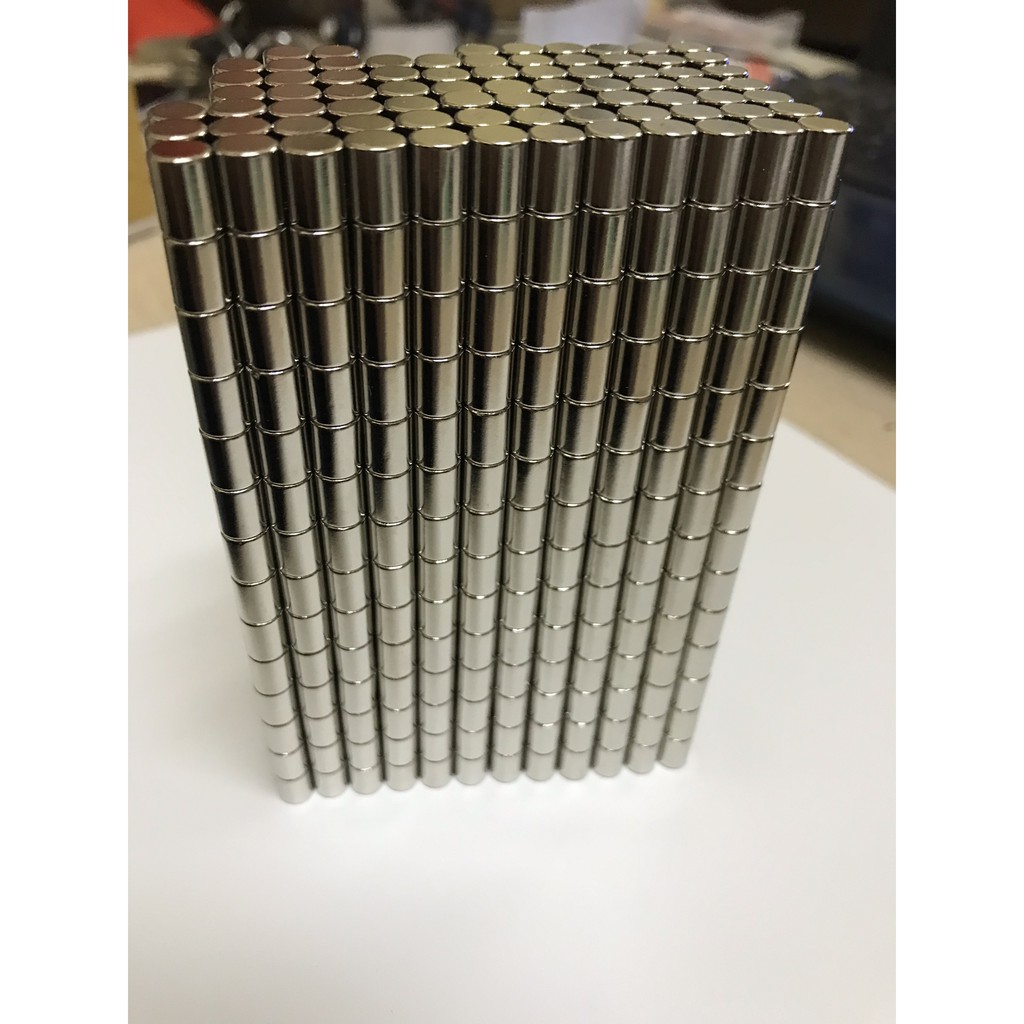 NAM CHÂM TRỤ TRÒN ĐẤT HIẾM D5*6MM ( SET 10 VIÊN)