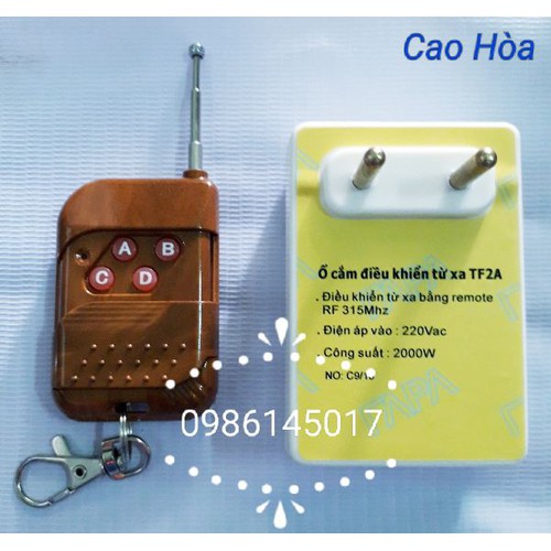 Ổ CẮM ĐIỀU KHIỂN TỪ XA TPE