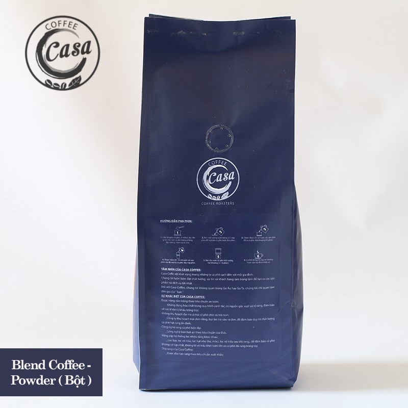 {HCM}Cà phê hạt Blend Coffee nguyên chất ít đắng thơm nhẹ 500gr { Casa Phong Cách }