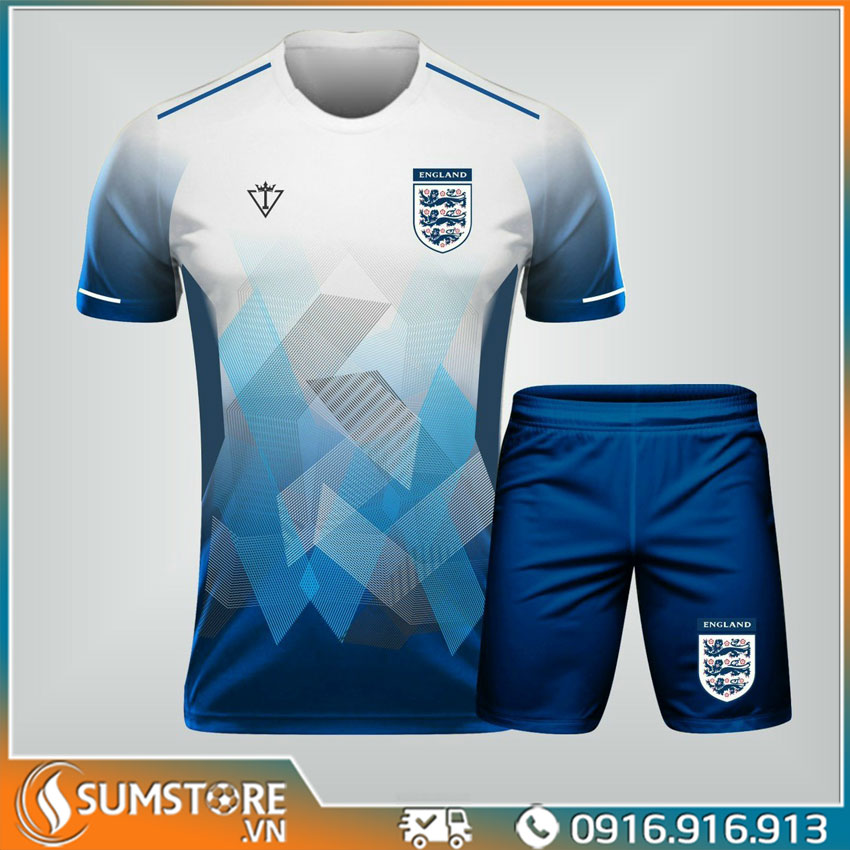 [HCM]Bộ Đồ Đá Banh Đội Tuyển Anh Trắng - Áo Bóng Đá Độc Lạ 2023