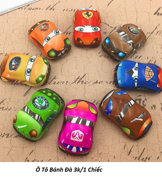 Sét 5 Đồ Chơi Ô Tô - Máy Bay Bánh Đà