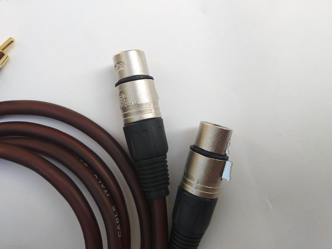 Cặp dây Jack Canon Cái ra AV 1m